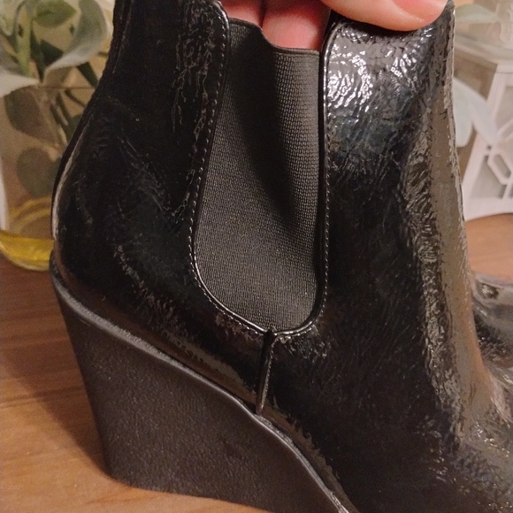 Mark. black wedge boots - Picture 10 of 11